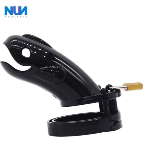 NUUN Whale head Male chastity Device Prison Bird Male chastity Cock Cages Sex Toys penis belt lock penis rings With Cage