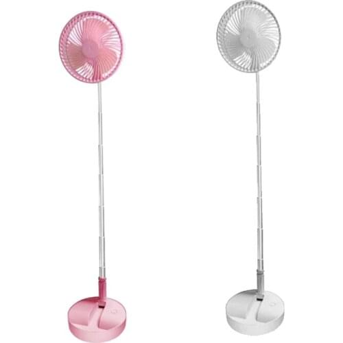 Portable Fan Mini Folding Telescopic USB Rechargeable Multifunctional Fan for Household Bedroom Office Desktop Fan