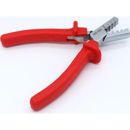 Pz 1.5-6 germany style small crimping pliers for insulated and non-insulated ferrules terminals clamp hand tools