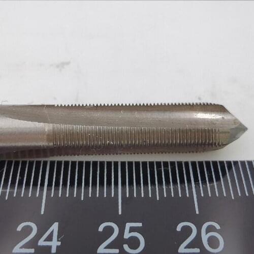 Free shipping 1PC HSS6542 made mini size M6*0.45/0.5/0.75/1.0mm Full CNC grinded straight flute Machine taps for metal threading