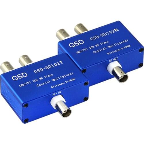 Connectors Camera AHD/hdtvi/hdcvi 1080p coaxial video multiplexer Security Signal Transmission Distance for AHD Camera
