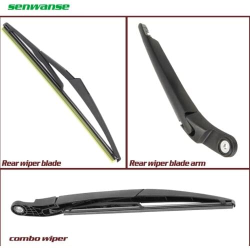 Senwanse Rear Wiper Arm and Blade For Peugeot 407 SW 2004-2015 For Citroen C5 2001-2008 auto windshield windscreen wiper blade