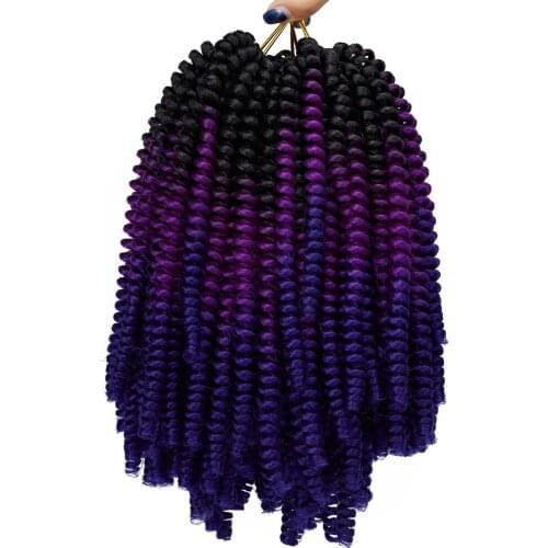 Synthetic Wigs Braiding Hair for African Braids Twist Hair Crochet Braids Pigtail Hair 8 Inch 30Roots Curly Wig