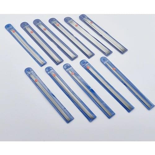 11 size 5pcs 25cm/35cm stainless steel Straight knitting needles crochet hooks knitting needles set Size 6-16
