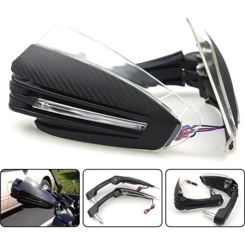 Motorcycle LED Light Handlebar Windshield Guard For SUZUKI gsr 250f gsx-s1000 gsr 600 For YAMAHA tdm 900 smax 155 ybr 250 etc
