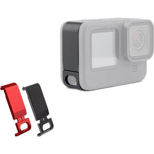 Aluminum Alloy Battery Protective Cover for GoPro Hero 9 Black Action Camera Type C Charging Port for GoPro 9 Accessories