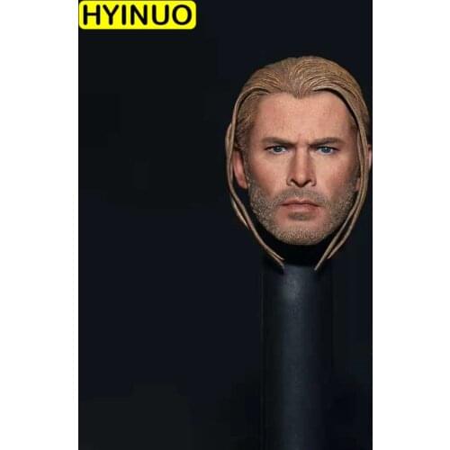 1/6 Scale male man boy head 1/6 The Thor Braid Head Sculpt Model PVC braid Head Model Toys Fit 12" Action Figure Body