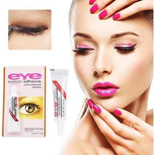 1Pcs False Eyelash Glue Waterproof Eye Lash Cosmetic Tools False Eyelashes Makeup Adhesive Clear-white Dark-black Makeup Tools