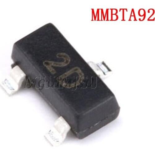 100PCS MMBTA92 SOT23 A92 SOT MMBTA92LT1G SMD 2D SOT-23 new transistor