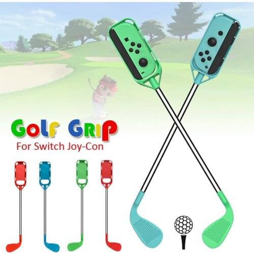 2021 NS Switch New Golf Clubs Grip for Nintendo Switch Joy-Con Controller Mario Golf Games Accessories