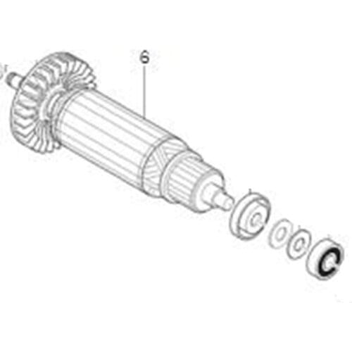 AC220-240V MAKITA 510186-7 Rotor Motor Armature for MT961 MT963 Rotor