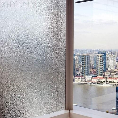 Anti-UV Matte White Glass Privacy Film Window Stickers Static Frosted Glass Covering Opaque Glass Door Sticker Decor 60x200cm
