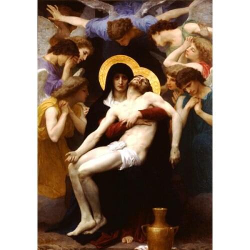 Free shipping wall art decoration picture classical religious figures Christs death oil painting canvas prints on canvas