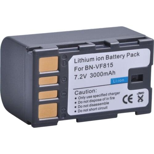 BN-VF815 3000mAh BN-VF815U Rechargeable battery for JVC GZ-HD3, HD5, HD6, HD7, HD10, HD30, Everio GC-PX10 PX100 D720US D720EK