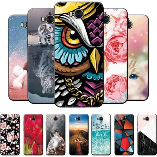 Case For Huawei Y5 2017 Case Huawei Y5 2017 Soft TPU Silicone Cover Case For Huawei Y5 Y 5 2017 Owl Back Cover Protective Case
