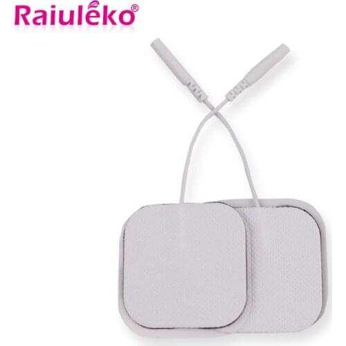 10Pcs 2mm Self-adhesive Gel Electrode Pads For Nerve Muscle Stimulator TENS Acupuncture Pulse Electric Slimming Massager Patch