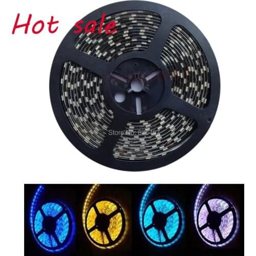 Led strip light SMD 5M/300LEDS NON-Waterproof Flexible strip RGB 3528 rgb Led Strip Light with 24 Keys IR Remote for home decor