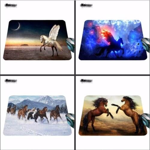 Mairuige 180X220X2mm Splendid Horse Customized Mouse Pad Computer Notebook Laptop Equipment Decor and Gaming Mouse Mat