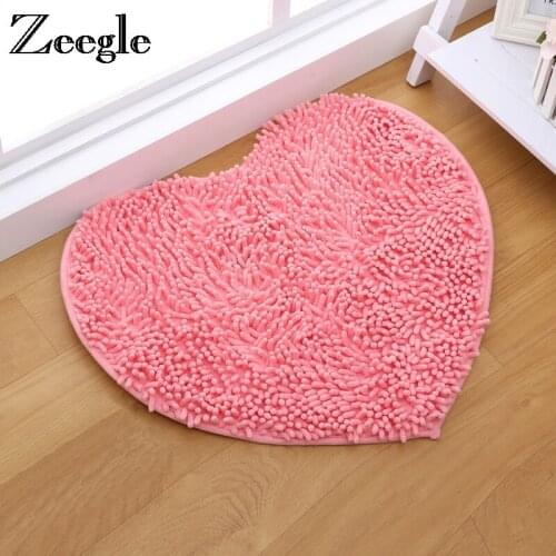 Zeegle Mats For Bathroom Doormat Home Floor Mat Soft Carpet Kids Room Non-slip Bedroom Carpet Foot Mat Absorbent Mats For Toilet