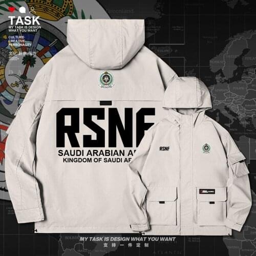 Saudi Arabia Saudi Arabian SA SAU men jacket hooded Land Force logo army fan top mens clothing printed for men clothes autumn