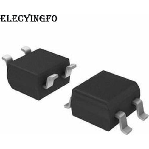 100pcs/lot Diode SOP-4 MB10S 0.5A 1000V Miniature Bridge Rectifier