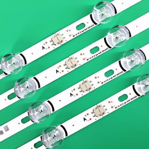 New 10set=80pcs LED strip for LG TV 42LF580V 42LB570V 42LB innotek DRT 3.0 42 A B 6916L-1956E 1957E 6916L-1709A 1710A 195