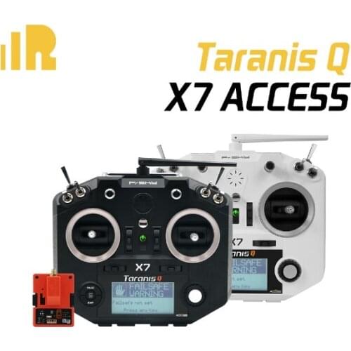 FrSky ACCESS Taranis Q X7 Transmitter 2.4G 16CH Mode 2 White Black International Version for FPV RC Drone Quadcopter Spare Parts