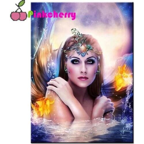 Full Square Round Diamond Painting Embroidery Beauty woman bathing Cross Stitch Rhinestone Mosaic bathroom bedroom decor k1133