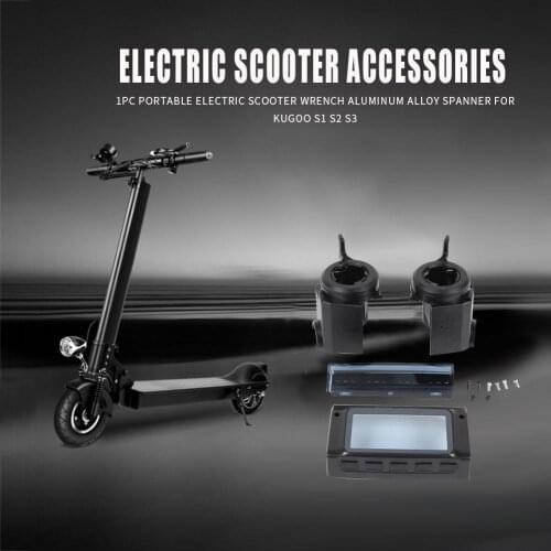 Durable Screen Cover Wear-resistant Electric Scooter Plastic Screen Cover + 2 Thumb Handle Kit for Kugoo S1 S2 S3