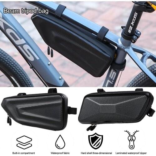 Bicycle Bag Frame Front Top Tube Cycling Bag Mountain Bike Waterproof Triangle Pouch Bicycle Upper Tube Phone Bag Riding Tool