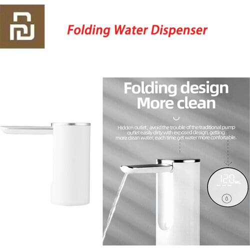 Xiaomi Foldable Water Pump USB Automatic Dispenser Pump Button Control Portable Electric Water Dispenser