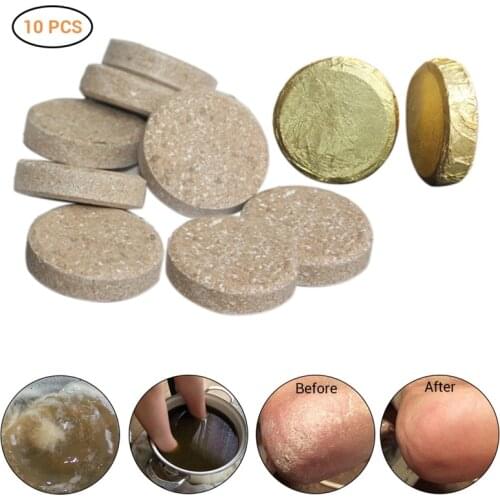 10pcs Ginger Foot Soak Effervescent Tablets Promote metabolism Prevention Beriberi Eliminate Fatigue Foot Care Treatment