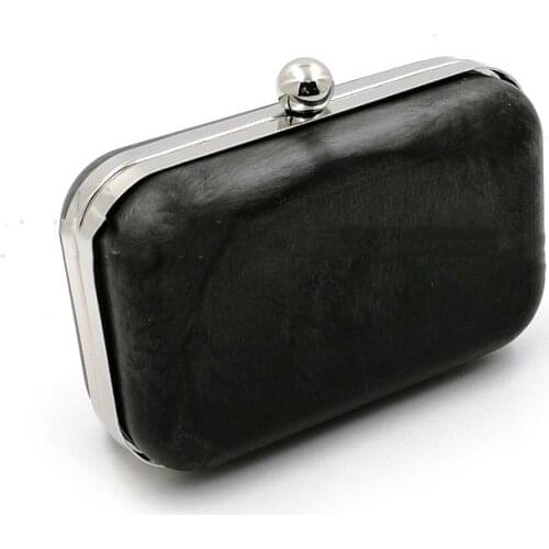 16X10 cm minaudiere box clutch frame with plastic covers silver gold antique bronze frame box purse frame evening diy parts