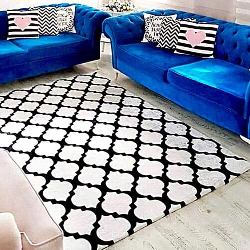 2021 Trend Galaxy And Black And White Vector Pattern Digital Printed Carpet Living Room Kitchen Large Washable Anti-Slip Rugs