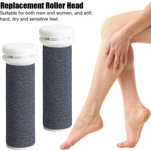 4pcs ABS Cleaning Tool Foot Dead Skin Removal Exfoliator Replacement Roller Head Smoothing Home Grinding Massage Feet Care