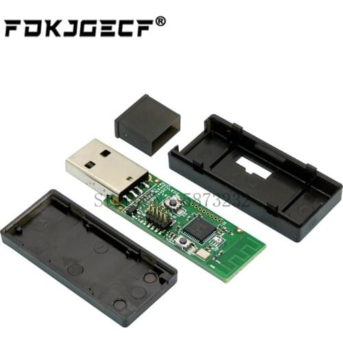 Black shell of Wireless Zigbee CC2531 CC2540 Sniffer Board Packet Protocol Analyzer USB Interface Dongle Capture Packet Module