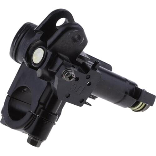 Black Front Right Hydraulic Brake Master Cylinder 10mm Banjo for 125cc 150cc ATV Quad Pit Dirt Bike