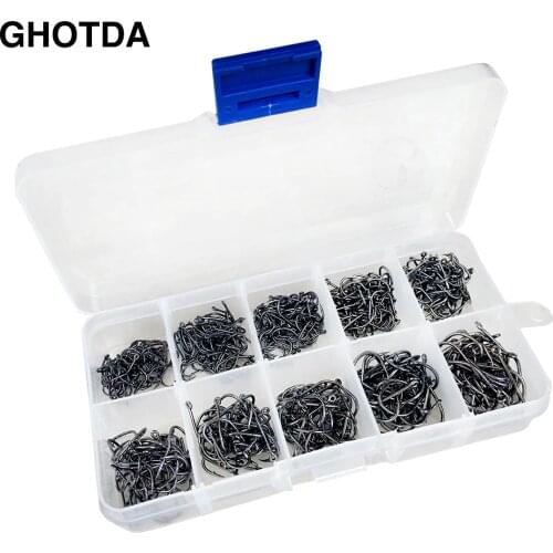Карповые крючки GHOTDA China At AliExpress