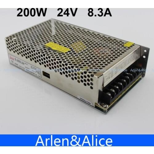 200W 24V 8.3A Single Output Switching power supply for LED Strip light AC to DC