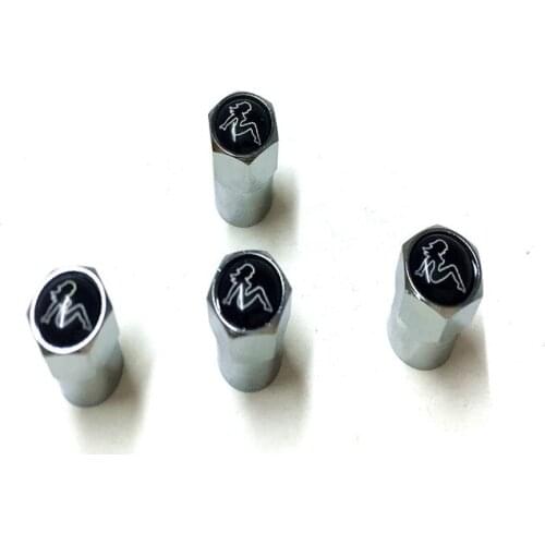4pcs/lot Car Style Beauty Logo Tire Valve Cap Truck Motorcycle Bike Wheel Tire Valve Stem Cap For Cars Accessories