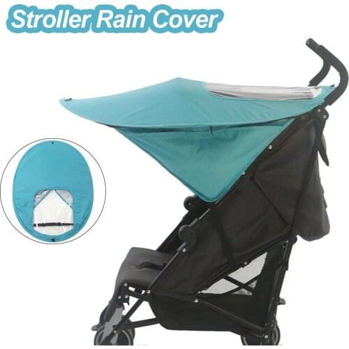 Stroller Sun Shade Baby Sleep Aid Sun Cover Folding Waterproof Rain Cover With Mosquito Net For Buggy Pram Three-piece Set