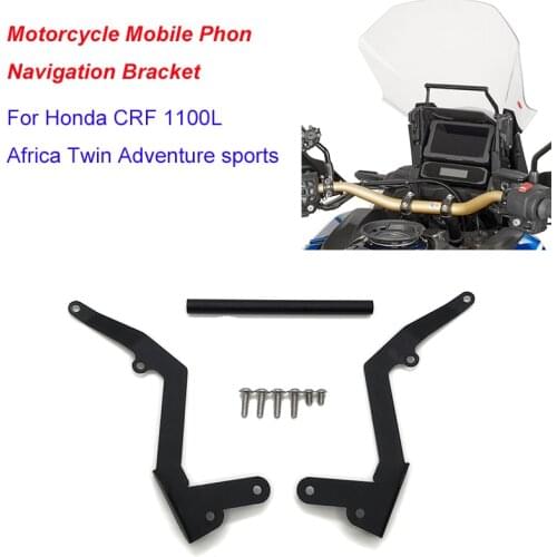 Motorcycle Mobile Phone GPS Navigation Handlebar Bracket Support Mount For HONDA CRF1100L CRF 1000L Africa Twin Adventure Sports