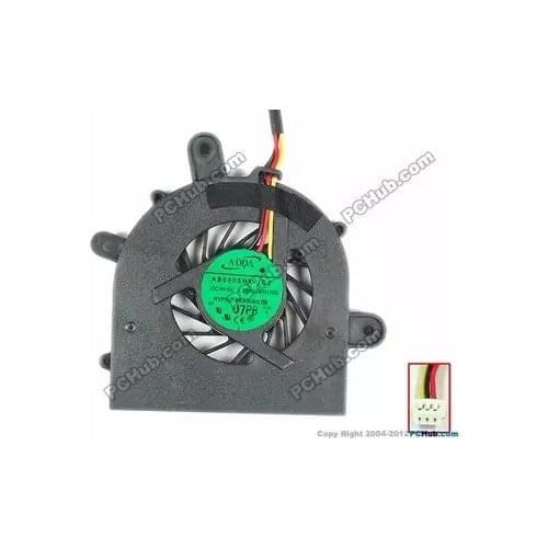 Cpu cooling fan Cooler FOR CLEVO 1020 Nb1020 M1110 M111 10c 10c-r123ws ViewSonic VNB109 AB0505HX-JC3 CWM1100 6-31-M110N-103