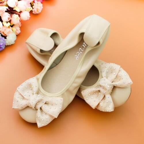 AUCVEE Genuine Leather Women Casual Shoes Flats Sweet Bow Ballerina Loafers Round Toe Women Moccasins Ballet Flats Shoes Size 44