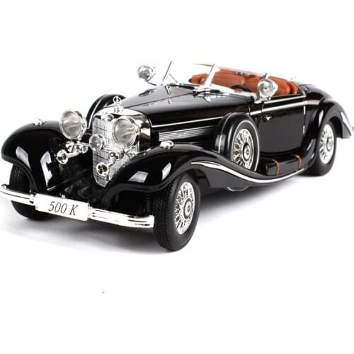 1:18 Simulation Diecast alloy Antique car model toy For benz 500K Classic version diecast Metal vintage car model for collecting