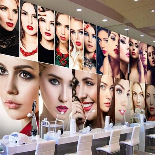 Beibehang Customize any size wallpaper murals sexy beauty beauty cosmetics make-up shop tooling background wall wallpaper 3d