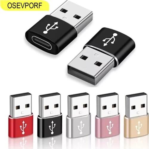 For Macbook USB C Charging Data Transfer Adapter USB 3.0 Type A Male to USB 3.1 Type C Female Converter for Type C Interface