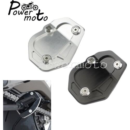 For BMW R NINE T R9T 2017 2018 Kickstand Enlarge Pad Side Stand Extension Shoe Support Plate NON-Slip Foot Pad Base