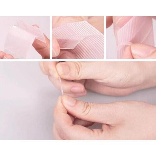 44pcs stripes/sheet,breathable double-fold eyelid sticker invisible adhesive eyelid fiber paste tape as make up eye care props