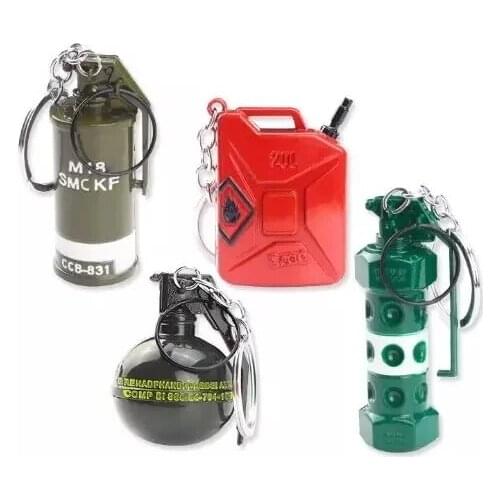 PUBG Special Corps Level 3 Openable Backpack Keychain Flashbang Grenadier Solider Bullet Key Ring Keyrings Wholesale 50pcs/lot